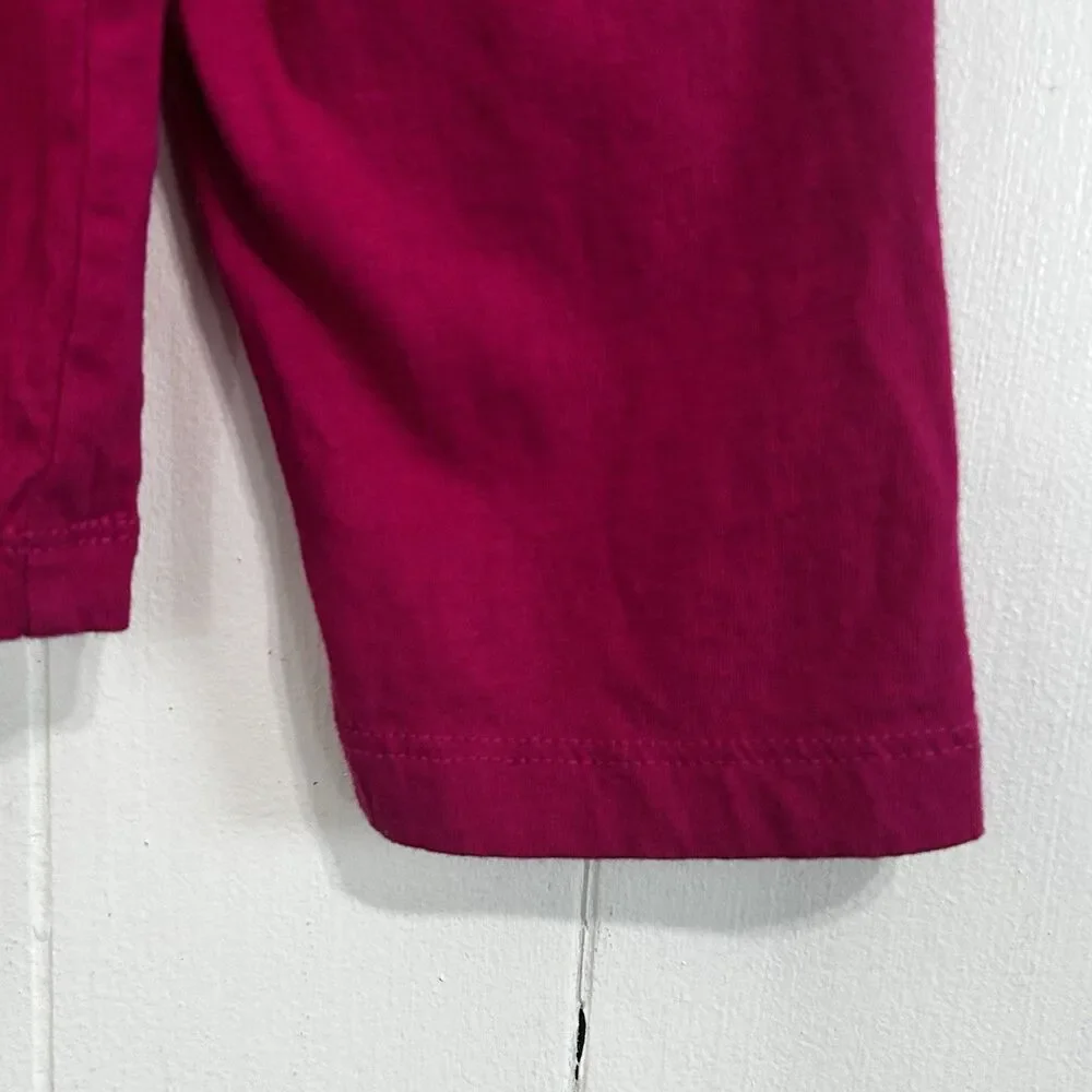 J.Crew Basic Turtleneck Berry Magenta Top Size XL Long Sleeve Soft Comfy Blouse